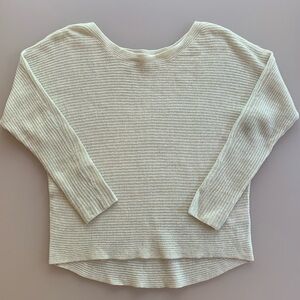 Joie Lightweight Cashmere Boatneck Sweater in Soft Blue | Small